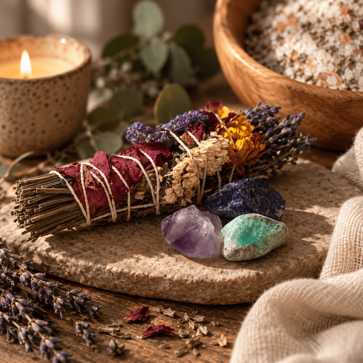 Relaxation and Renewal Spiritual Self-Care Ritual Kit - Northern Moon Apothecary