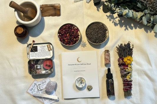 Spiritual Self - Care Ritual Kit | For Love & Attraction - Northern Moon Apothecary