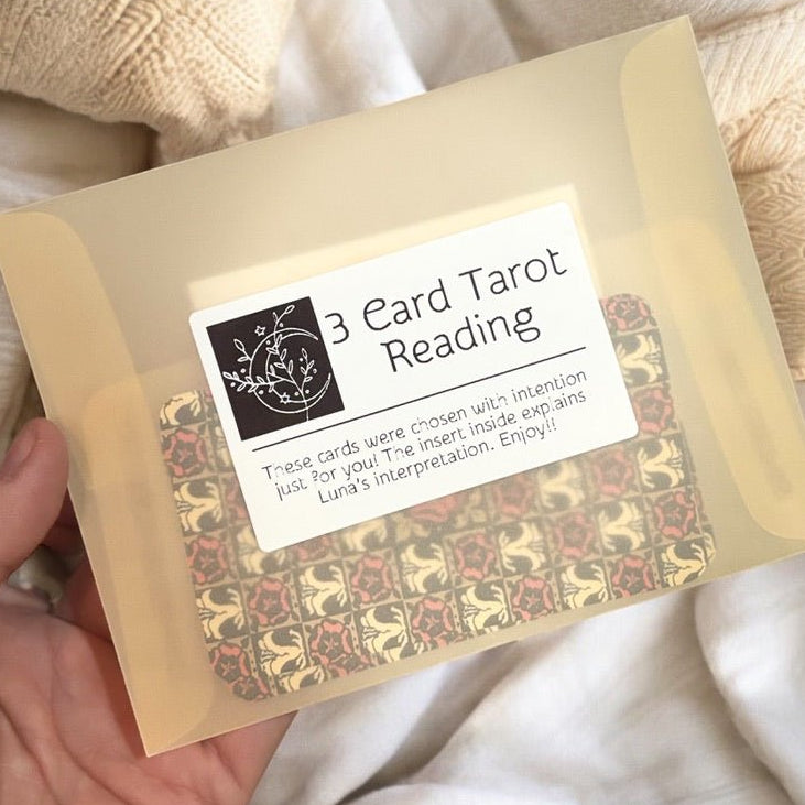A Letter from the Cards | Personalized 3 Card Tarot Reading by Mail - Northern Moon Apothecary