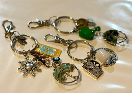 Intention Themed Keychain | Ritual Kit Add-On - Northern Moon Apothecary