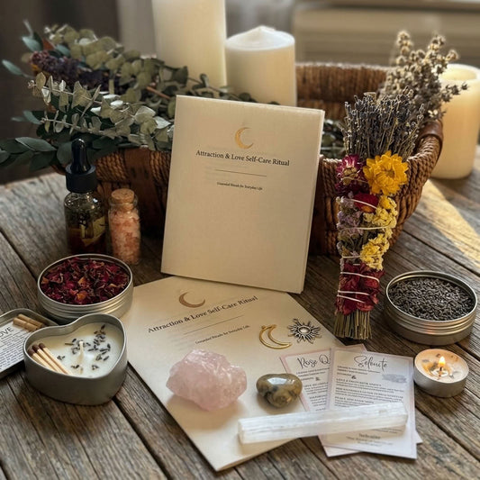 Love and Attraction Spiritual Self-Care Ritual Kit - Northern Moon Apothecary