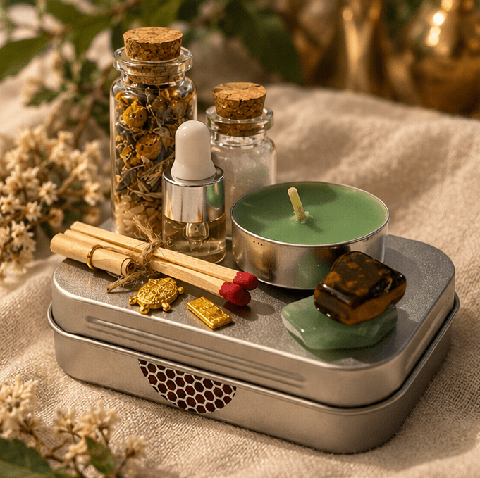 Prosperity Mini Self-Care Ritual Tin - Northern Moon Apothecary