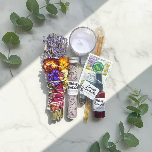 Relaxation and Renewal Spiritual Self-Care Ritual Kit - Northern Moon Apothecary