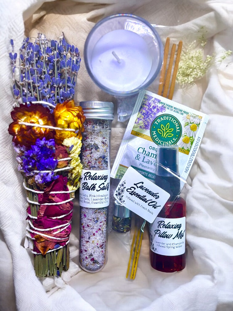 Spiritual Self-Care Ritual Kit for Relaxation and Renewal